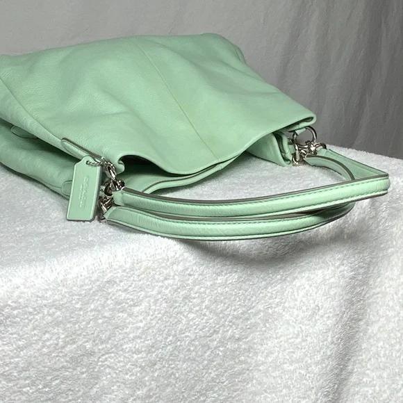 Coach Mint Green Leather Phoebe Shoulder Bag F35723 - Picture 9 of 16